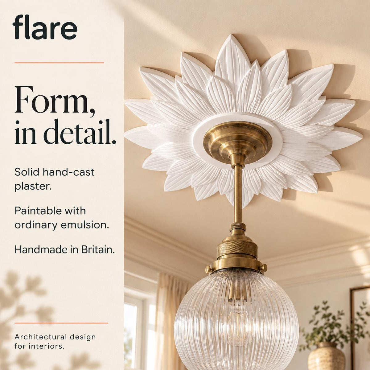 Sunflower Ceiling Rose