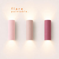 Wall Light | Haven Plaster Wall Sconce | Boutique Bedroom Soft Glow Uplighter | Paintable | LED Included | Easy Fit | Handmade UK