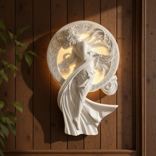 Art Nouveau Sculptural Wall Light