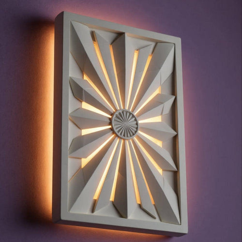 Neo Deco Sunburst Wall Light