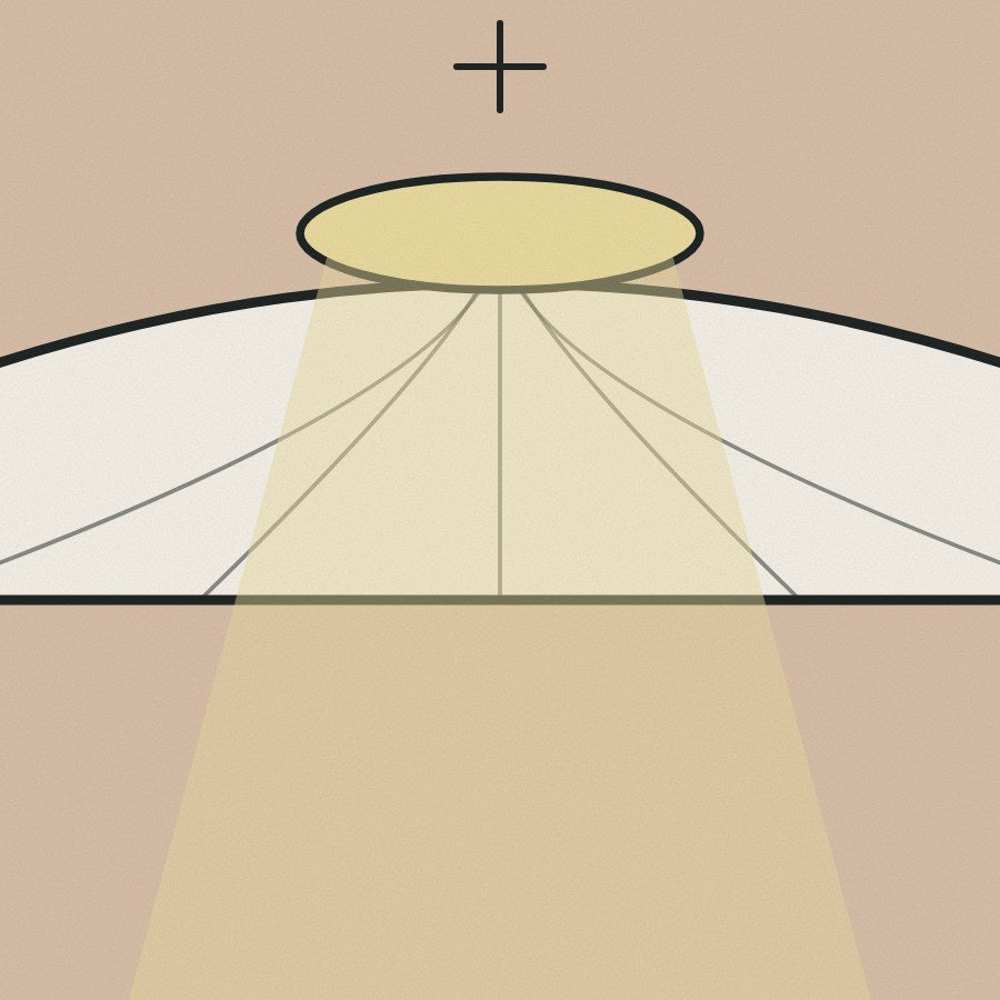 Light from above: Soane's favourite trick for making a small room feel generous.