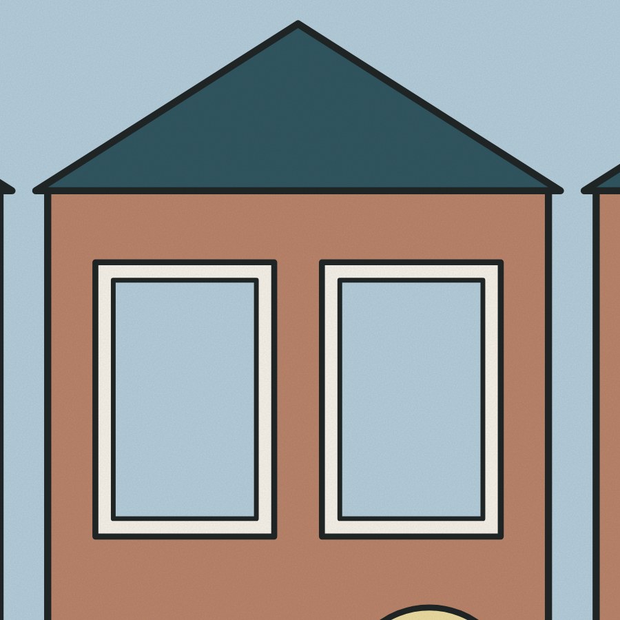 Bay windows, arched doorways and tiled paths: the Victorian terrace street.