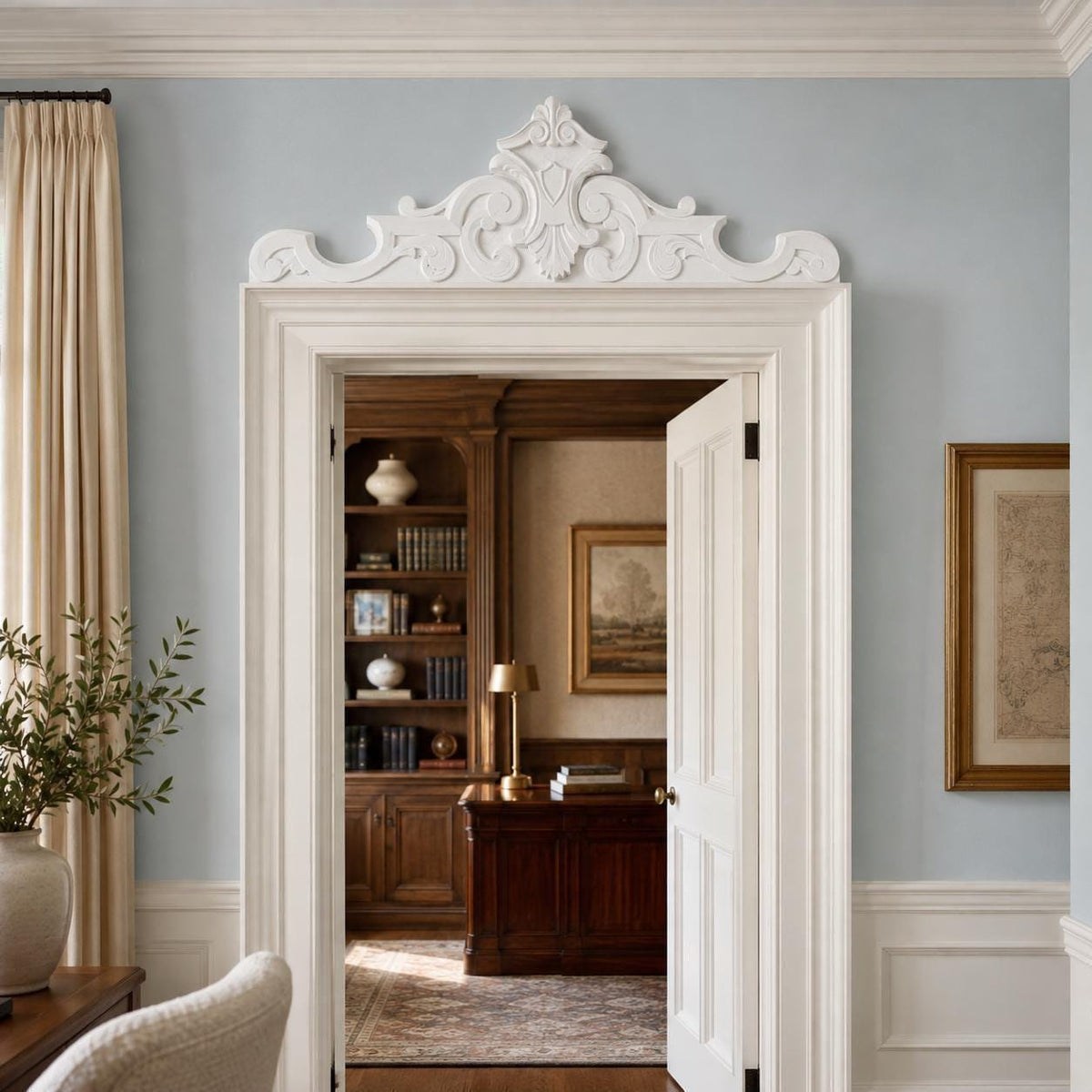 Versailles Overdoor Pediment
