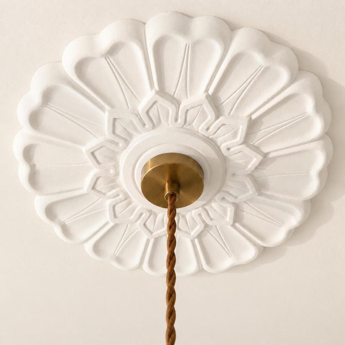 Classical Ceiling Medallion | Rosette Plaster Ceiling Rose | Bedroom | 8 Inch – Windsor
