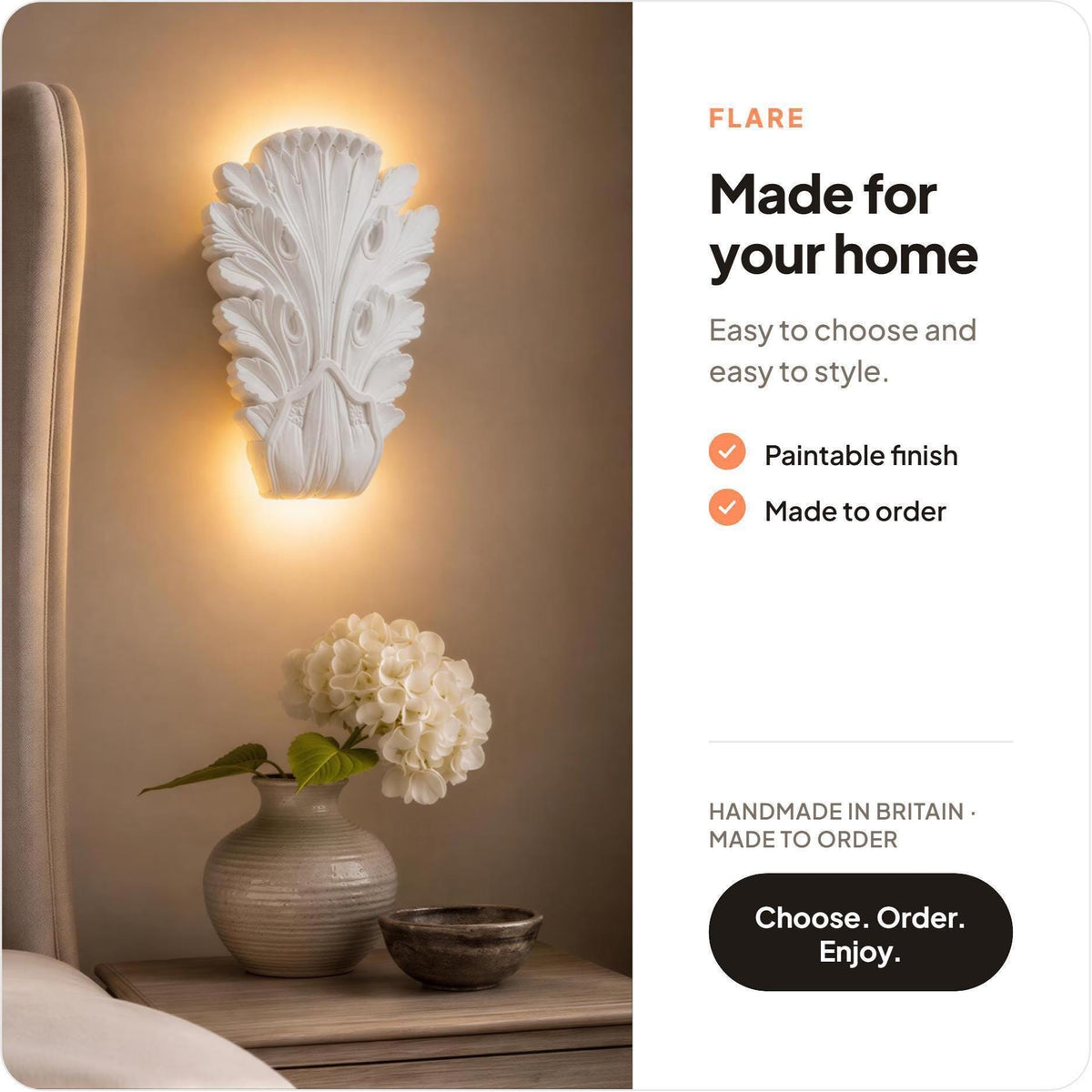 Laurel Wall Light