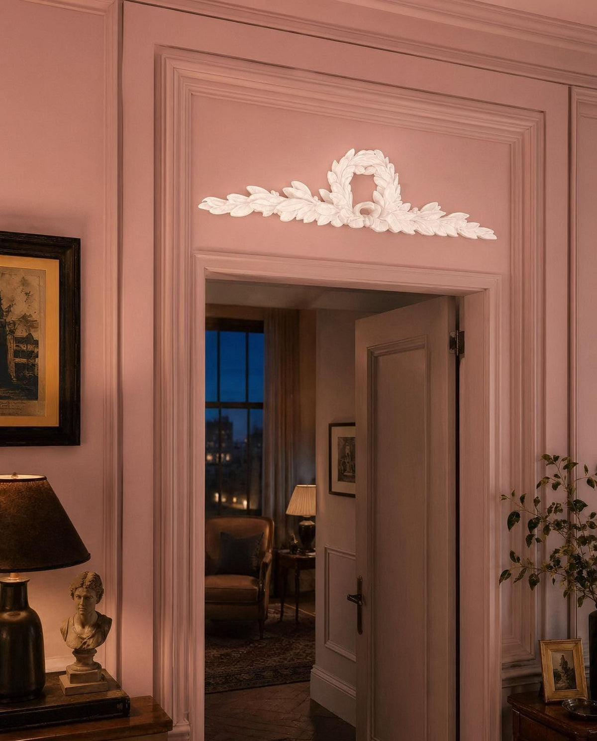 Laureate Overdoor Pediment