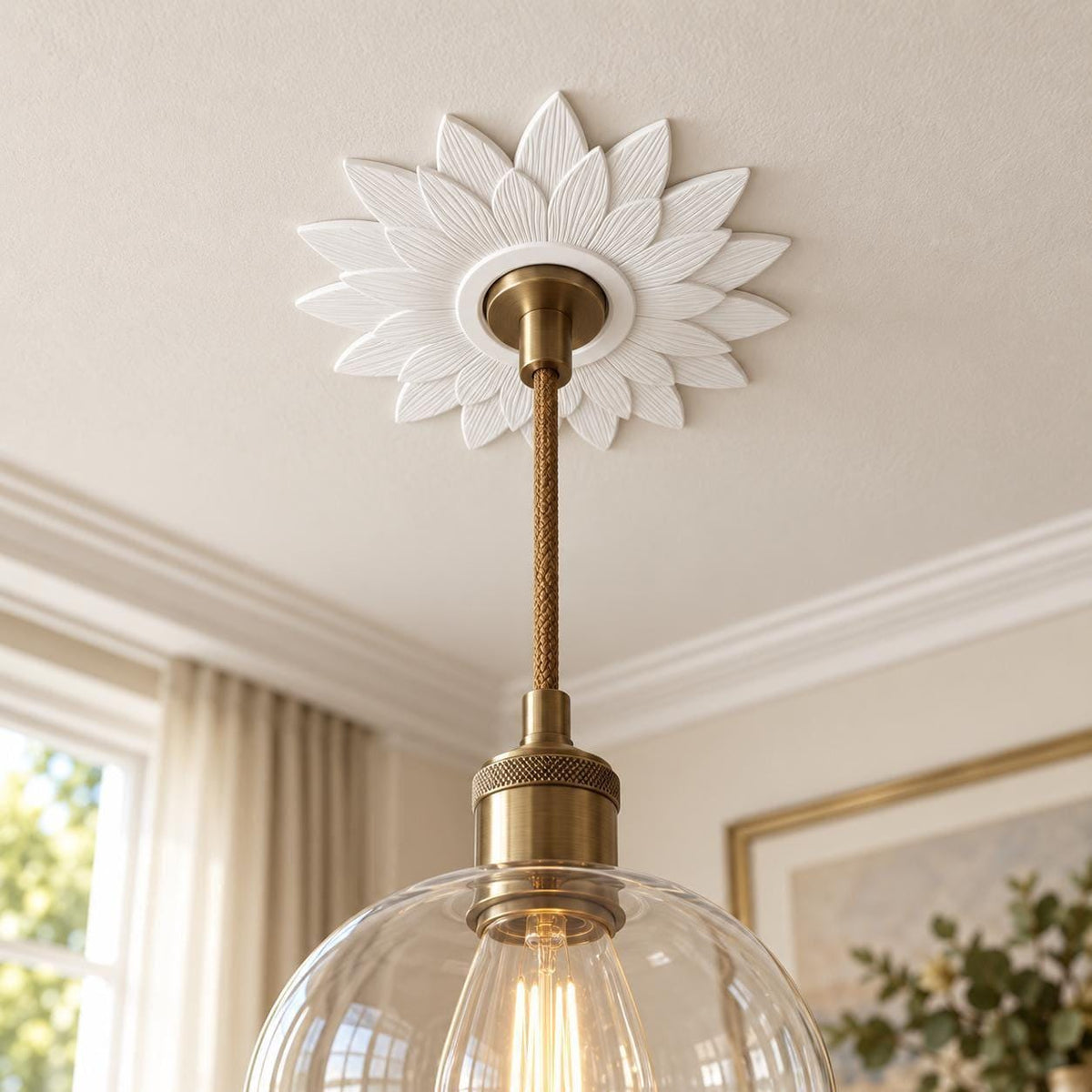 Sunflower Ceiling Rose