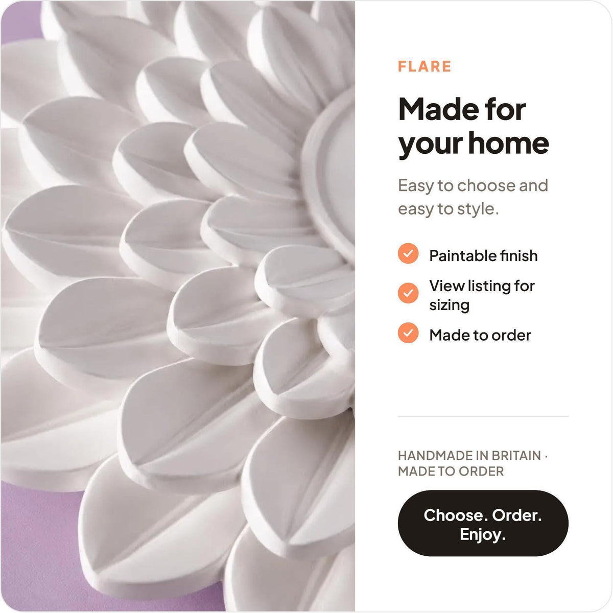 Leaf Ceiling Rose