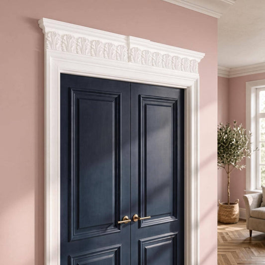 Acanthus Overdoor Pediment