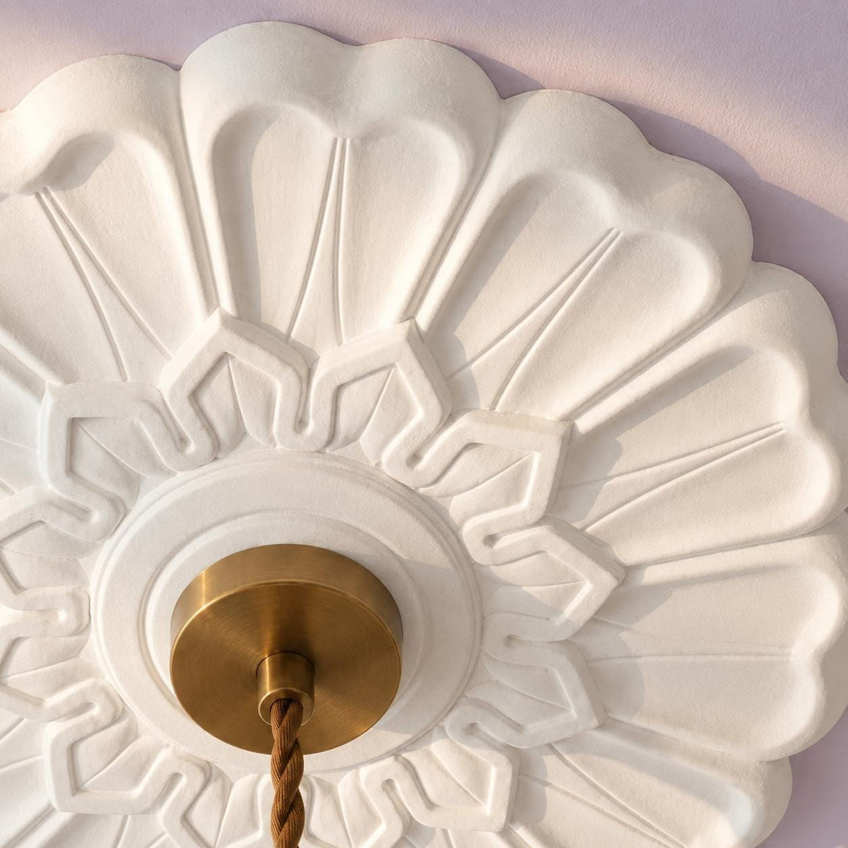 Classical Ceiling Medallion | Rosette Plaster Ceiling Rose | Bedroom | 8 Inch – Windsor