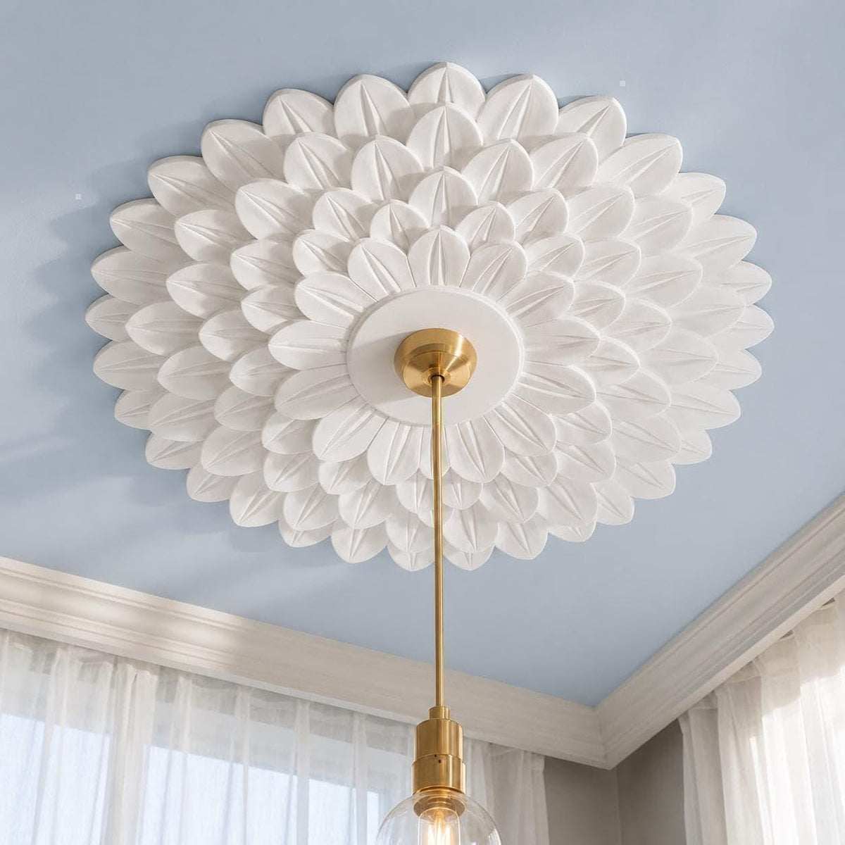 Leaf Ceiling Rose