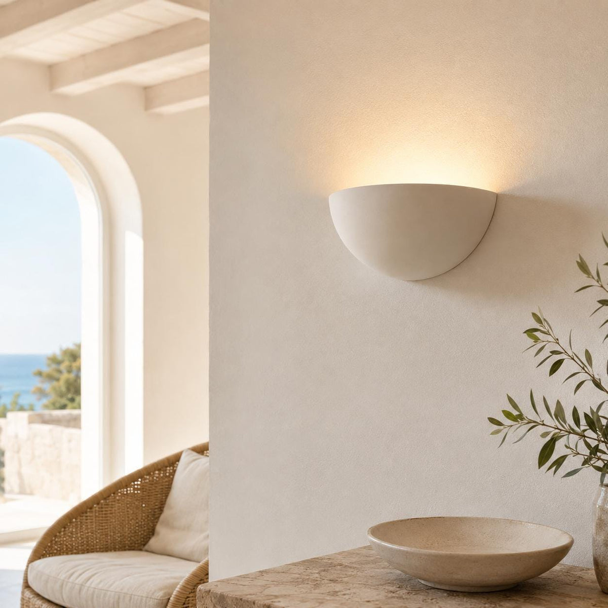 Luna Pebble Wall Light