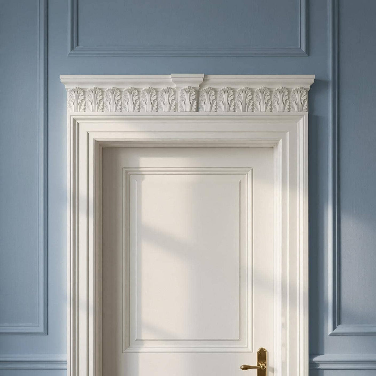 Acanthus Overdoor Pediment