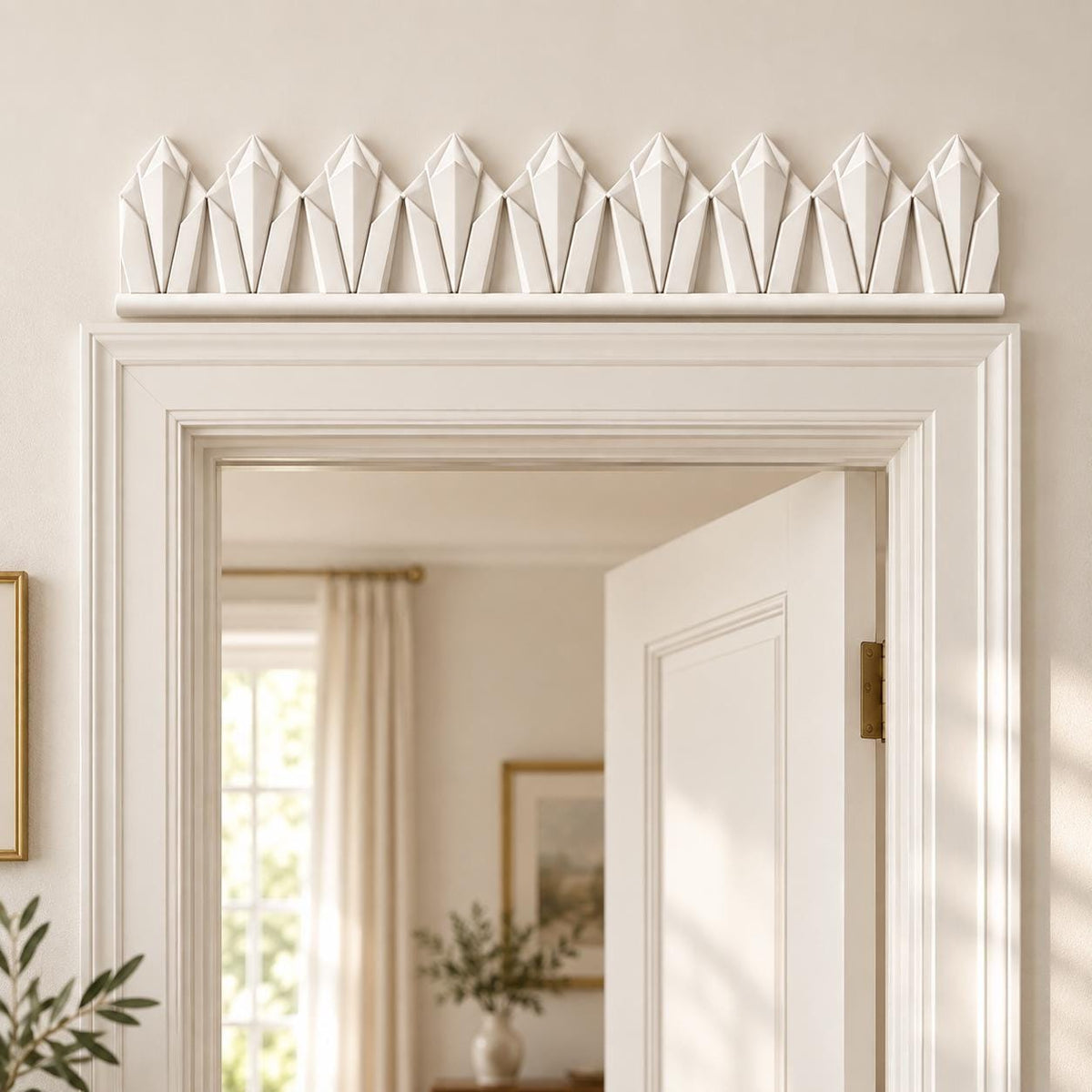 Art Deco Overdoor Pediment