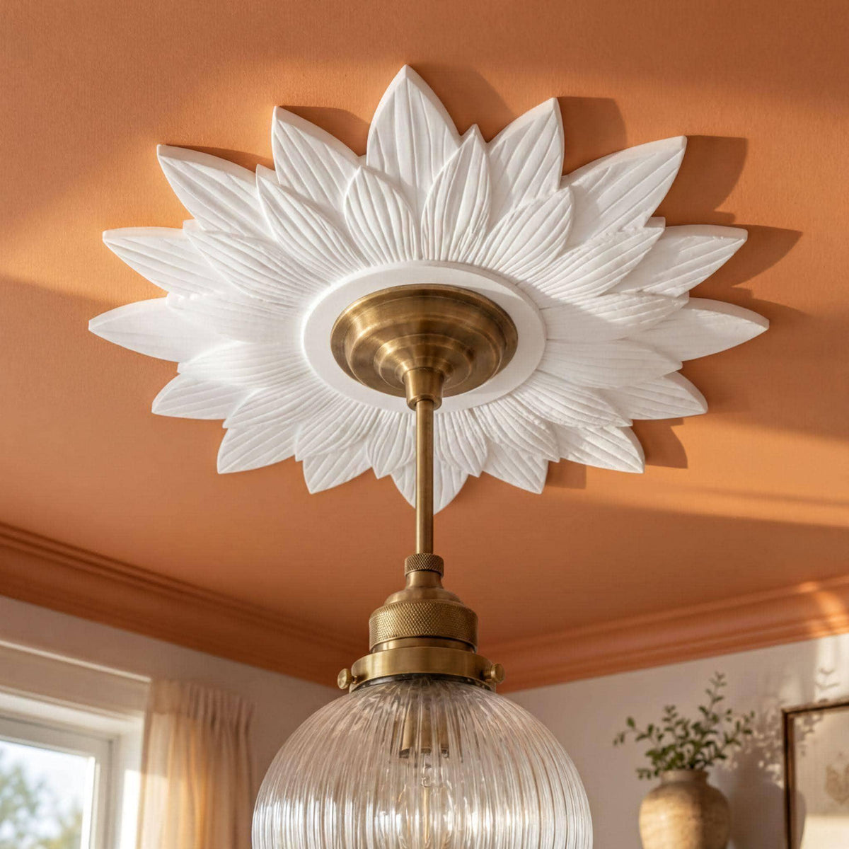 Sunflower Ceiling Rose