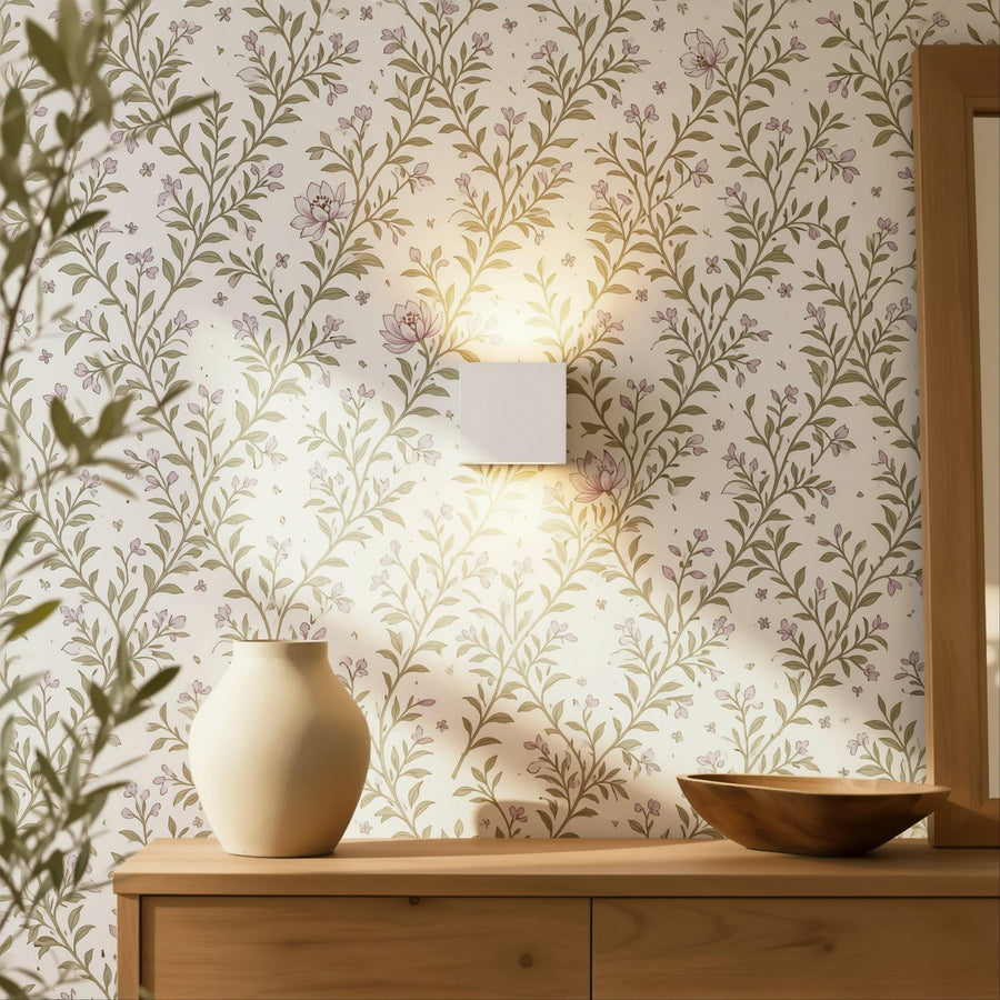 Handmade Wall Light | Multicolour Battery LED or Mains | Compact Modern, 5 × 4 in | Easy Install — Bedside — photograph 1