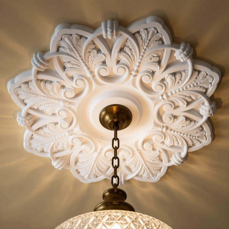 Ceiling Rose | Victorian Period Medallion, 15 in | Handmade — Alberta — photograph 1