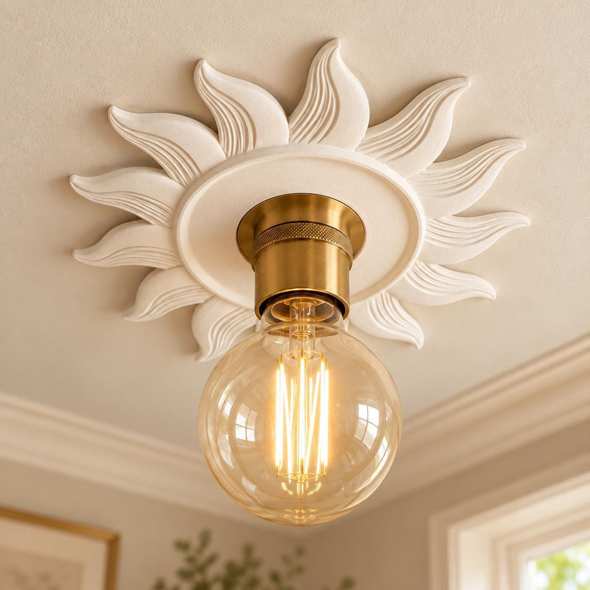 Petite ceiling roses