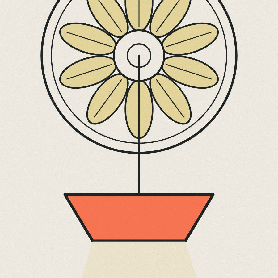 A simple modern pendant looks sharper with a rose to frame it.