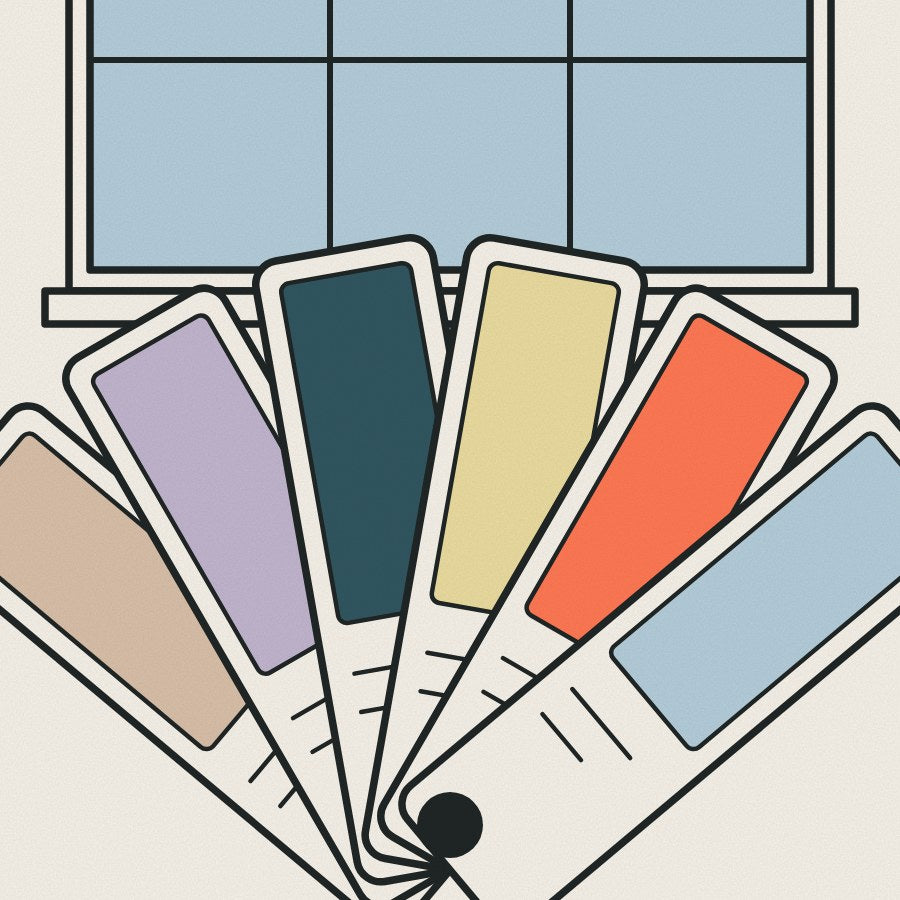 A heritage palette, from Georgian stone and lilac to Victorian green and 1930s coral.