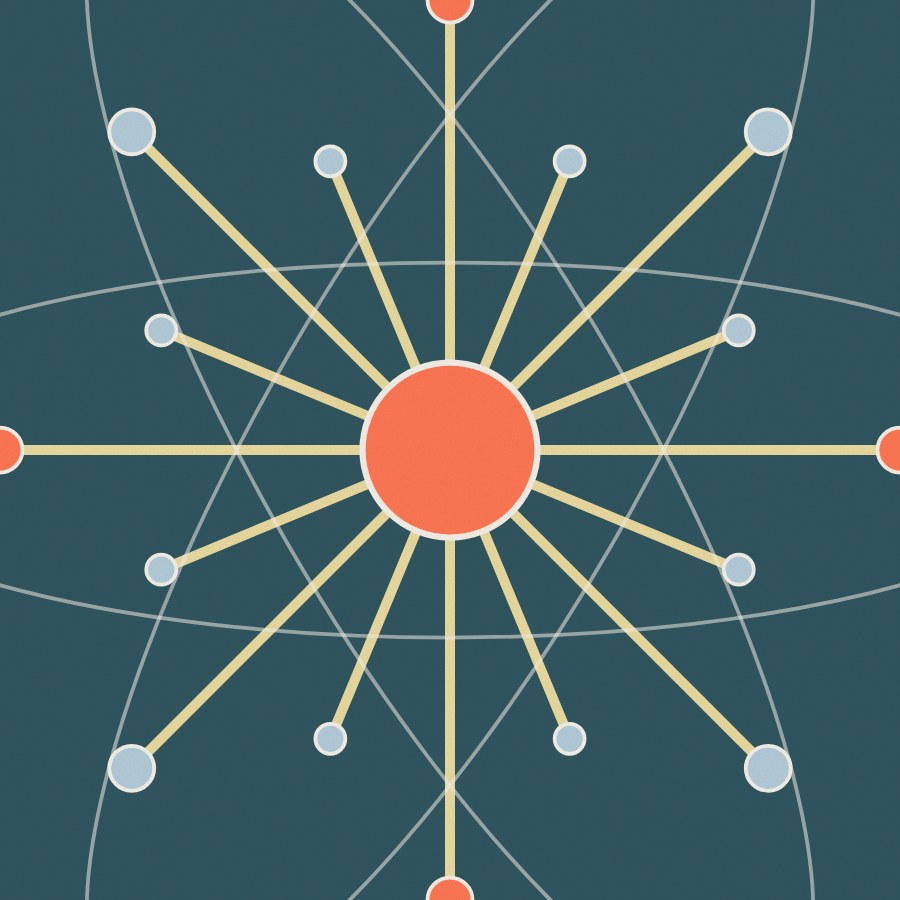 The atomic starburst, the signature shape of 1950s optimism.