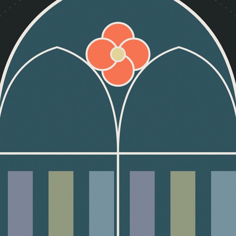 The pointed arch and quatrefoil, the two shapes Pugin returned to again and again.