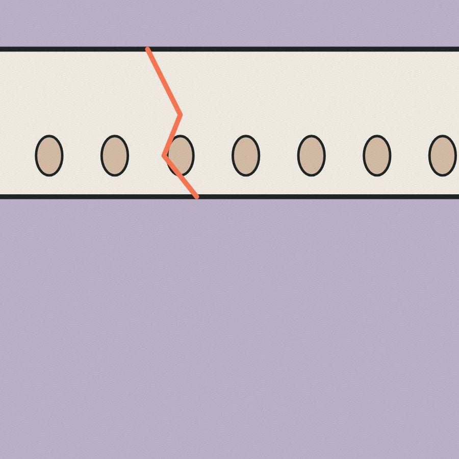 A running mould rebuilds a missing length of cornice to the original profile.