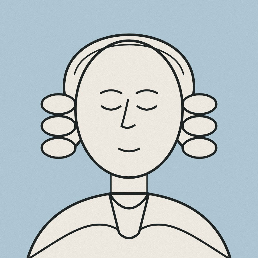 Robert Adam, drawn as a plaster bust in the style of the Georgian portrait busts of his day.
